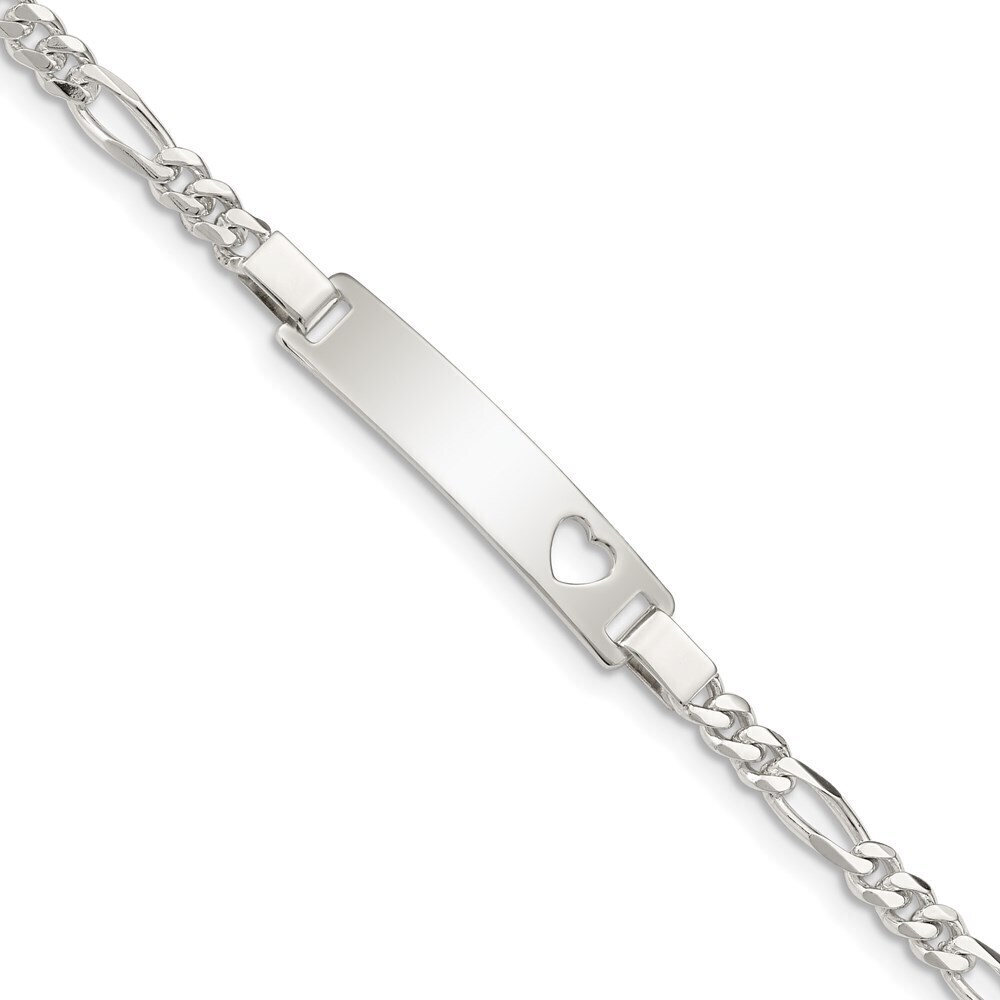 Sterling Silver Baby Id Bracelet